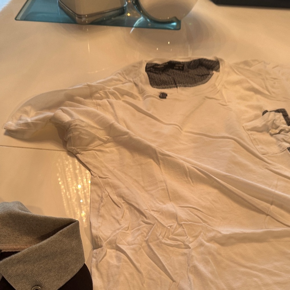 White Short Sleeve Men's Tee. Great to add to more items for bundle discount